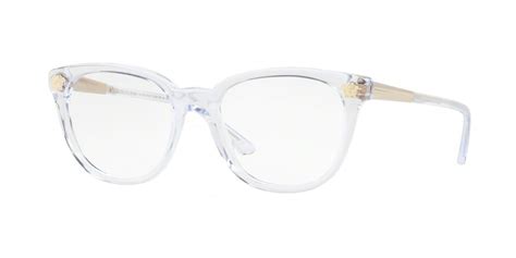 clear Versace eyeglasses